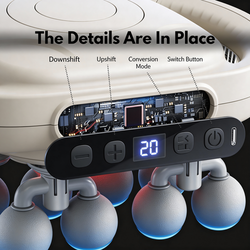 8 Heads Horse Massage Gun